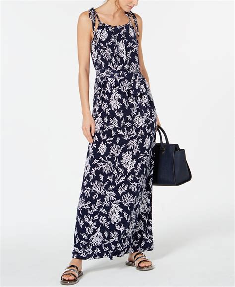 michael michael kors reef twist-front halter knit maxi dress womens|Women's Designer Dresses .